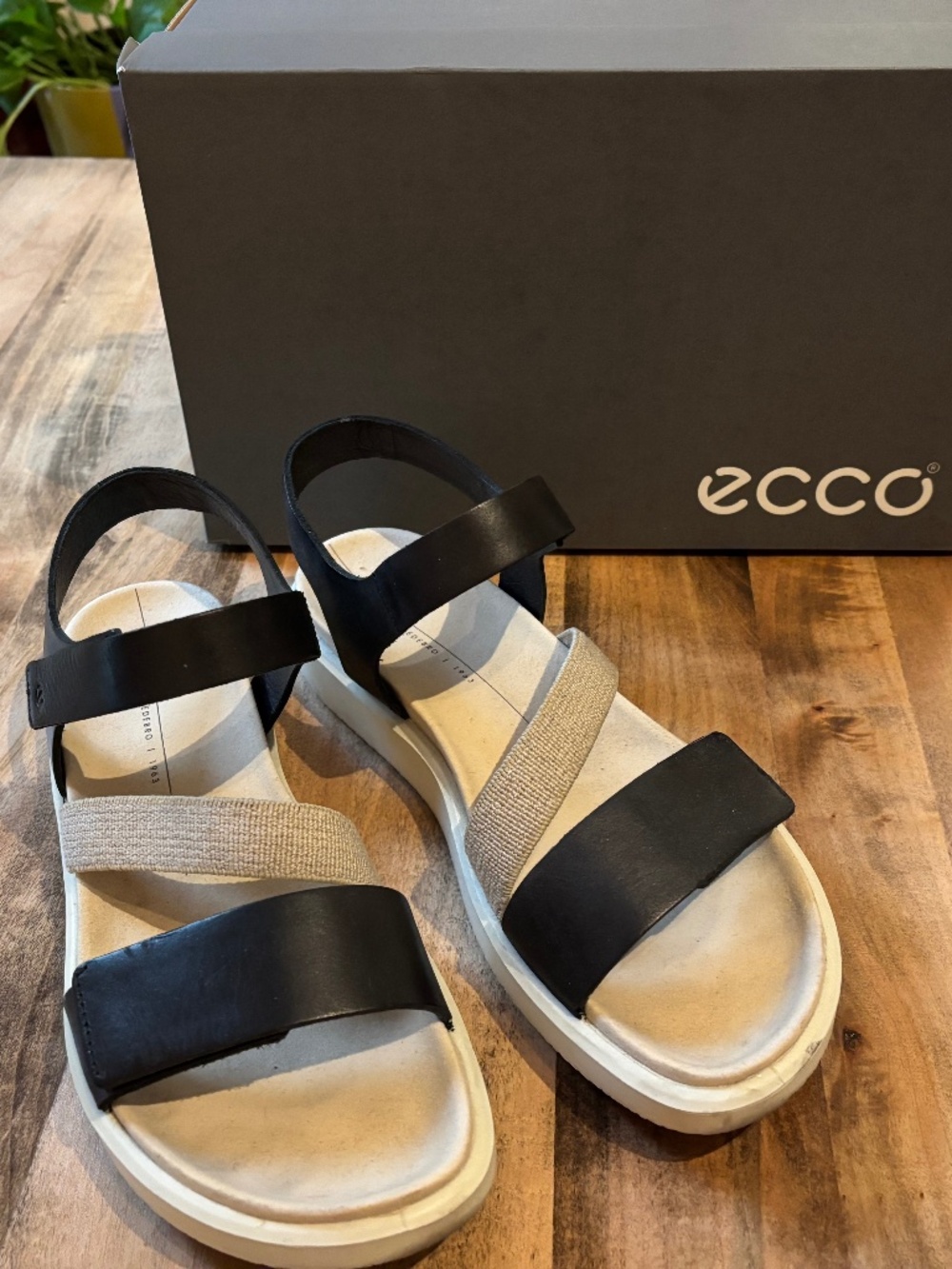 ECCO FLOWT W Black Women’s Sandals | Size 39